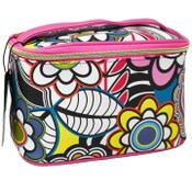 Wholesale - *OUTSIDE OF CA* HEART/FLOWER PRINT COSMETIC TRAIN CASE C/P 20, UPC: 4890808262016